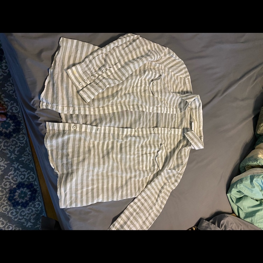 NY&Co striped button up